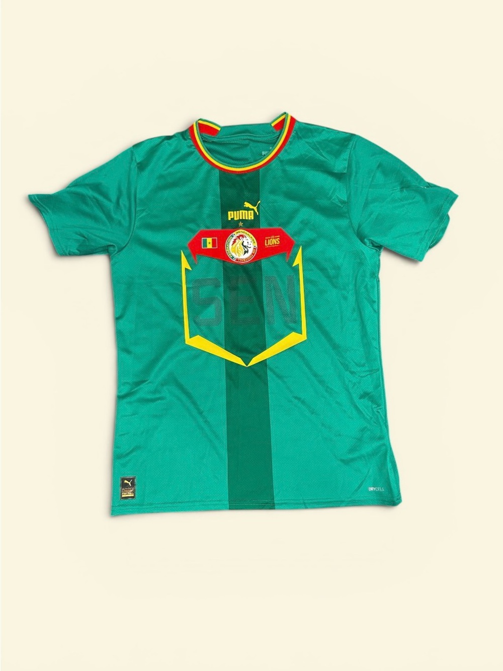 Medium Puma Teal Green Athletic Tee | DRYCELL | Subtle Inside Logo ⚽️